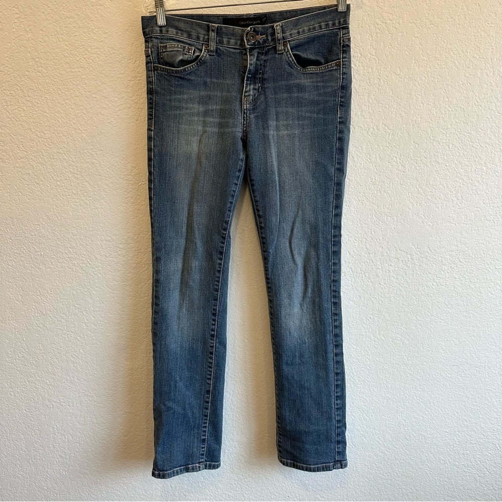 Calvin Klein Straight Skinny Leg Denim Jeans Size 28/6